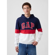 Gap Erkek Lacivert Gap Logo Fransız Havlu Kumaş Sweatshirt