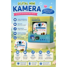 Vothoon Rabbit Tasarımlı Anında Baskılı Çocuk Fotoğraf Makinesi 1080P Dijital Çocuk Kamerası