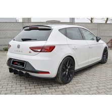 Tuning Vadisi Seat Leon Mk3 Spoyler Üstü Çıta Ok Spoyler 2012-2020 Parlak Siyah Cap