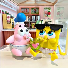 Dek Sünger Bob Patrick Mini Figür 2'li Set – Birleşen Bardak Tasarımlı Koleksiyon Figürü
