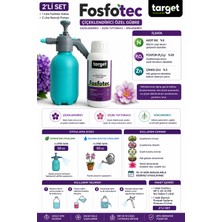 Target Fosfotec Np 5-20-0+Me Çiçeklendirici Gübre + Jetta 2 Litre Basınçlı Pompa Seti
