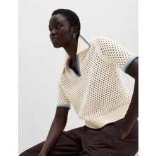 Marks & Spencer Pamuklu Polo Yaka Örme Üst