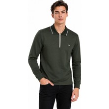 Advante Erkek Mevsimlik Spor Polo Yaka Fermuarlı Sweatshırt BGL-ST05468