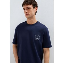 Mavi M0613282-82318 Gemi Baskılı Tişört Erkek T-Shirt
