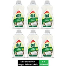 Doa Sıvı Sabun Beyaz Sabun Kukokulu 2.5 Lt x 6 Adet