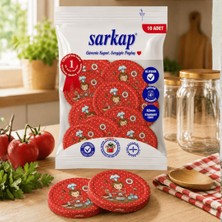 Sarkap Hijyenik Paketli 10'lu 82 mm Kapak - Aşçı Kadın Seri - Kırmızı