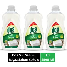 Doa Sıvı Sabun Beyaz Sabun Kukokulu 2.5 Lt x 3 Adet