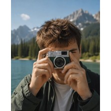 Pileli Store 1080P Hd Mini Dijital Kamera IPS Ekranlı Taşınabilir Fotoğraf Makinesi
