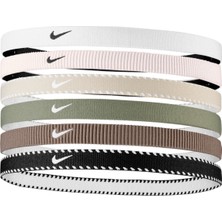Nike Flex Classic 6pk Unisex Çok Renkli Antrenman Saç Bandı N.101.1927.111.OS Esnek Materyal ile Rahat Kullanım