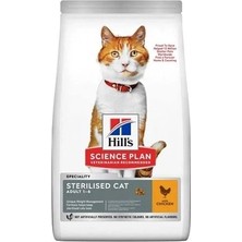 Hill's Science Plan Tavuklu 3 kg Kısırlaştırılmış Yetişkin Kuru Kedi Maması