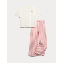 Marks & Spencer Desenli Pijama Takımı