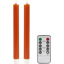Addison Ross 23CM LED Candle Orange