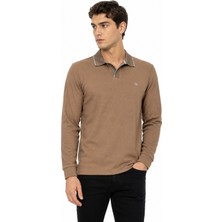 Advante Erkek Mevsimlik Spor Polo V Yaka Sweatshırt BGL-ST05469