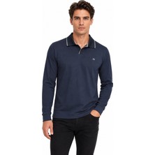 Advante Erkek Mevsimlik Spor Polo V Yaka Sweatshırt BGL-ST05469