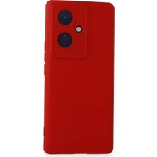 Luord-Store V29 Lite Kılıf Nano Içi Kadife Silikon - Kırmızı