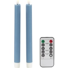 Addison Ross 23CM LED Candle Chambray