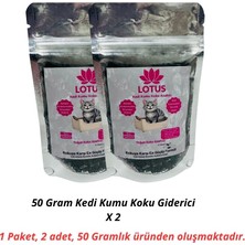 Lotus Kedi Kumu Koku Giderici 50 gr - 2 Adet