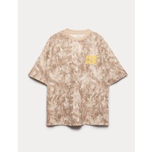 Marks & Spencer Kamuflaj Desenli T-Shirt