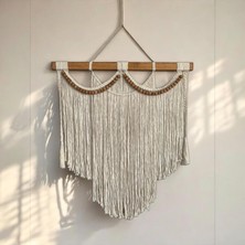 Vobu Home & Life Design Boncuklu Makrome Duvar Süsü , Bohem & Rustik Ev Dekoru - Pinterest Tarzı Duvar Süsü