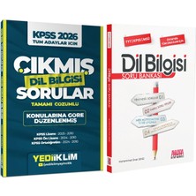 Akm Kitap Yediiklim 2026 Kpss Tüm Adaylar Için Dil Bilgisi Çıkmış Sorular ve Akm Dil Bilgisi Soru Bankası Seti 2 Kitap