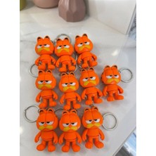Yk 3D Store 10 Adet Garfield Anahtarlık