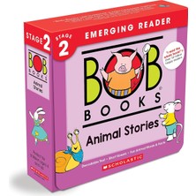 Scholastic Bob Books - Animal Stories Box Set Of 12 Paperbacks | Decodable Phonics Books, Ages 4 And Up, Kinder