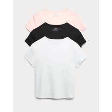 Marks & Spencer 3'lü Pamuklu T-Shirt