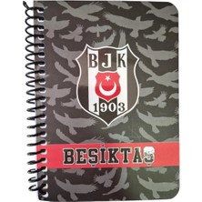 Beşiktaş 729283 Spiralli Bloknot Karton Kapak A6 72YP. Çizgili