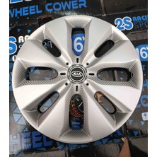 Yk 15 Inç Kia Rio / Ceed / Picanto Uyumlu Jant Kapağı 4'lü Takım Amblem Hediyeli