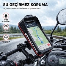 Multizone  Bisiklet Motosiklet Telefon Tutucu Gidon Çantası Su Geçirmez Dokunmatik Navigasyon Montaj Aparatı