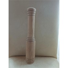 Wood Valley Yöresel Doğal Dayanıklı Ahşap Herise Buğday Aşur Dövme Keşkek Tokmağı