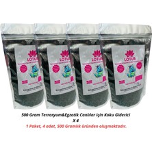 Lotus Teraryum & Egzotik Canlılar Için Koku Giderici 500 gr - 4 Adet