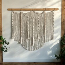 Vobu Home & Life Design Bohem Duvar Dekorasyonu, Makrome Duvar Süsü, El Yapımı Duvar Dekorasyonu