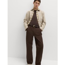 Marks & Spencer Saf Pamuk Loose Fit Utility Pantolon