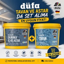 Düfa Diamond Tavan Boyası 17.5 Kg+Düfa Diamond Silikonlu Iç Dış Cephe Astarı 17.5 kg