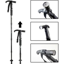 MiraLive Boya Göre Ayarlı Işıklı Yürüyüş Bastonu LED Güçlü Aydınlatmalı Ergonomik Tasarım WT-002