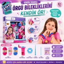 Trust Store Tekli Örgü Tasarım Seti Renkli Ipler ile Kendin Yap Bileklik ve Örgü Atölyesi Dıy El Sanatları Seti