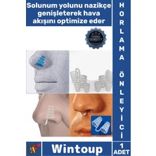 Wintoup #horlamaönleyici Nefes Düzenleyici Gece Rahat Uyku Seti Horlama Önleyici Silikon Burun Delik Aparatı