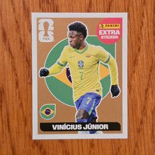 Panini Fwc 2026 Vinicius Junior Extra Sticker Bronze Sticker
