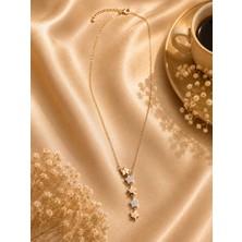 Jammy Jewerly Yıldız Detaylı Sallantılı Kadın Kolye