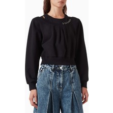 3.1 Phillip Lim Embellished Layer %100 Pamuk Halka Detaylı Tasarım Kadın Bluz