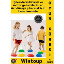 Wintoup #oyun Anaokulu Eğitici Spor Oyun Gelişim Çocuk Yarım Küre Denge Koordinasyon Adası 6'lı Set