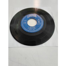 Plakperest Cihan Işık  – Gözleri Güzel / Halime / Karşıyakalı - Türkiye Dönem  Basım Ep Plak /kapaksız-2.el