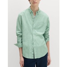 Marks & Spencer Keten Karışımlı Gömlek