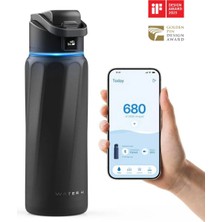 WaterH Boost Akıllı Termos - Hidrasyon Takibi Yapan, Yalıtımlı 946ml / 32oz Akıllı Şişe