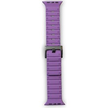 Fırsatkolik Mey Ithalat®   Watch 42MM Magnus Mıknatıslı Silikon Kordon - Mor