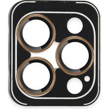 Fırsatkolik Mey Ithalat®   iPhone 16 Pro Max Pvd Metal Kamera Lens - Gold