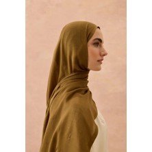 Modakaşmir Aminenesil Rami Flow Şal Koyu Bronz Renk