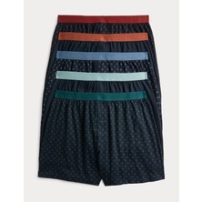 Marks & Spencer 5'li Desenli Jersey Boxer