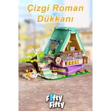 Vuralsin38 Keeppley Lovely Street/sevimli Sokak Serisi Çizgi Roman Dükkanı (324 Parça) Oyuncak Yapım Seti FFK-28018